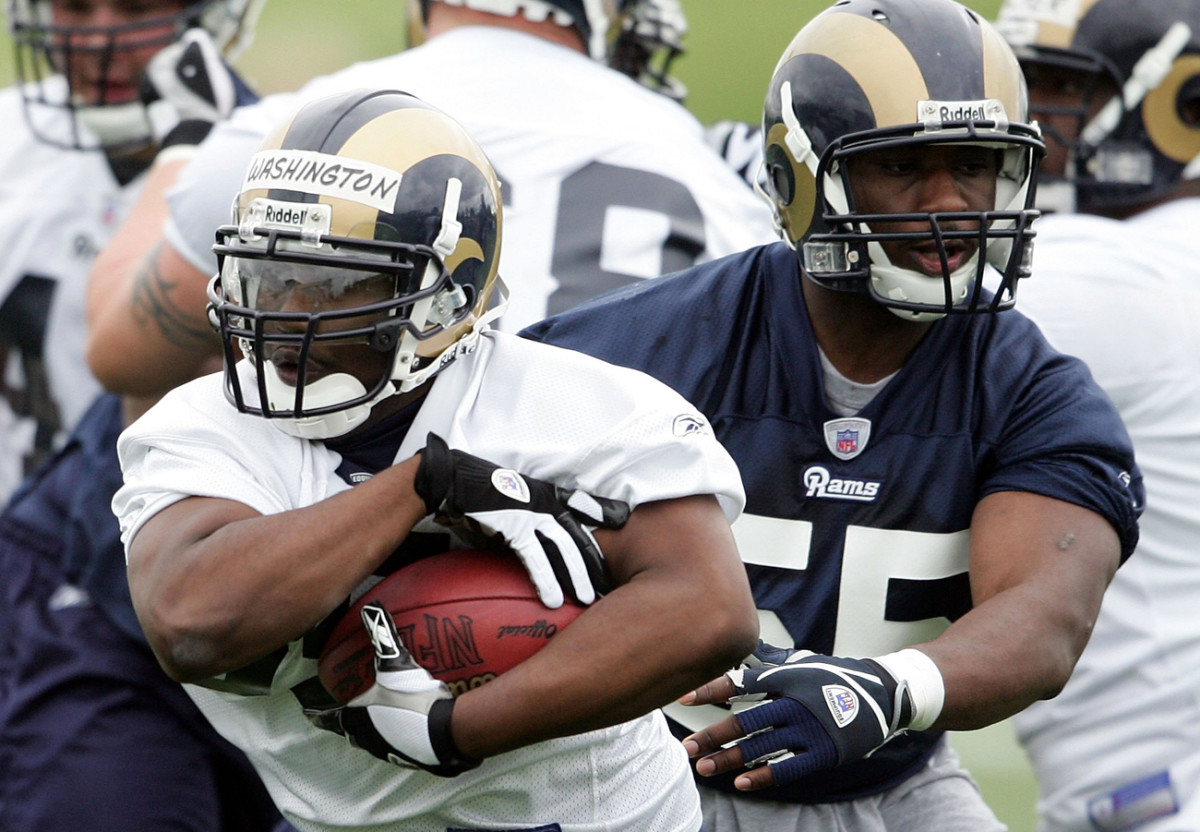 Washington earned a free-agent contract with the Rams after going undrafted out of Morehouse, where he was the school’s all-time leading rusher.